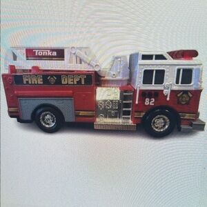 Tonka Red and Silver Fire Rescue Vehicle
